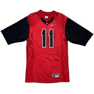 Nike Football Jersey Men S RARE Authentic Georgia Bulldogs Dawg #11 Rivalry